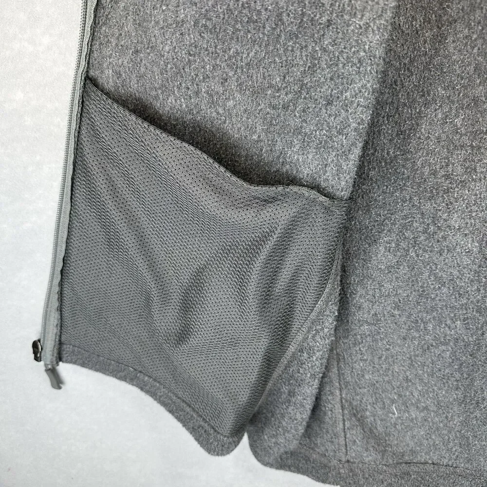 Mack’s Prairie Wings‎ Men's XL Gray Fleece Vest Hunting Multifunctional Full Zip